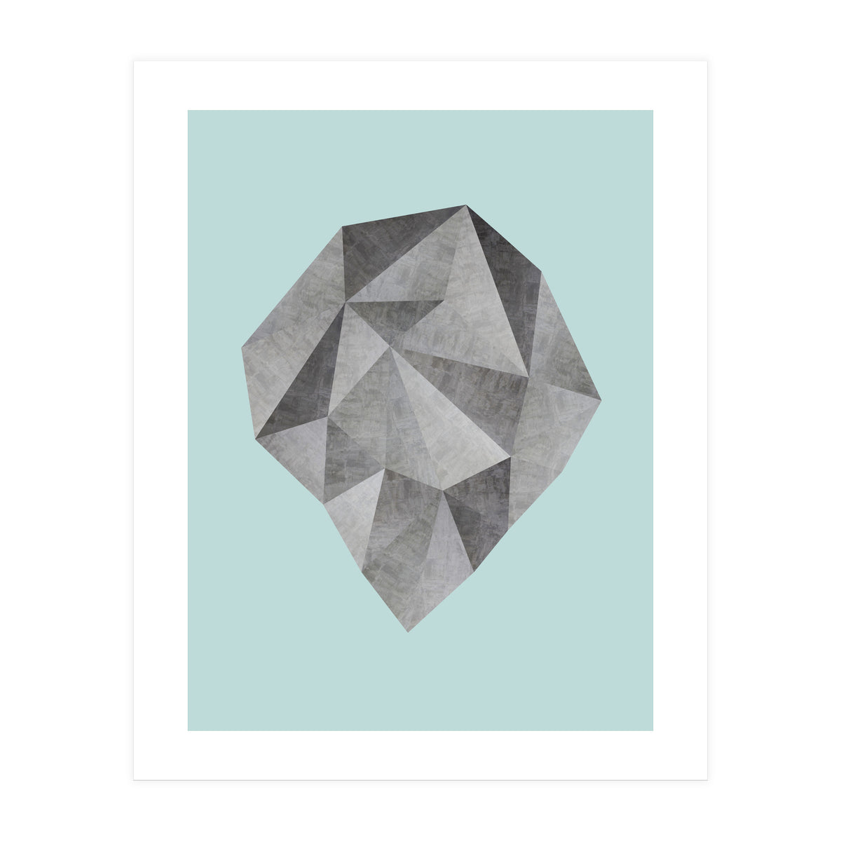 Geometric Rock I (Print Only)
