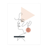 Geometric girl (Print Only) thumbnail