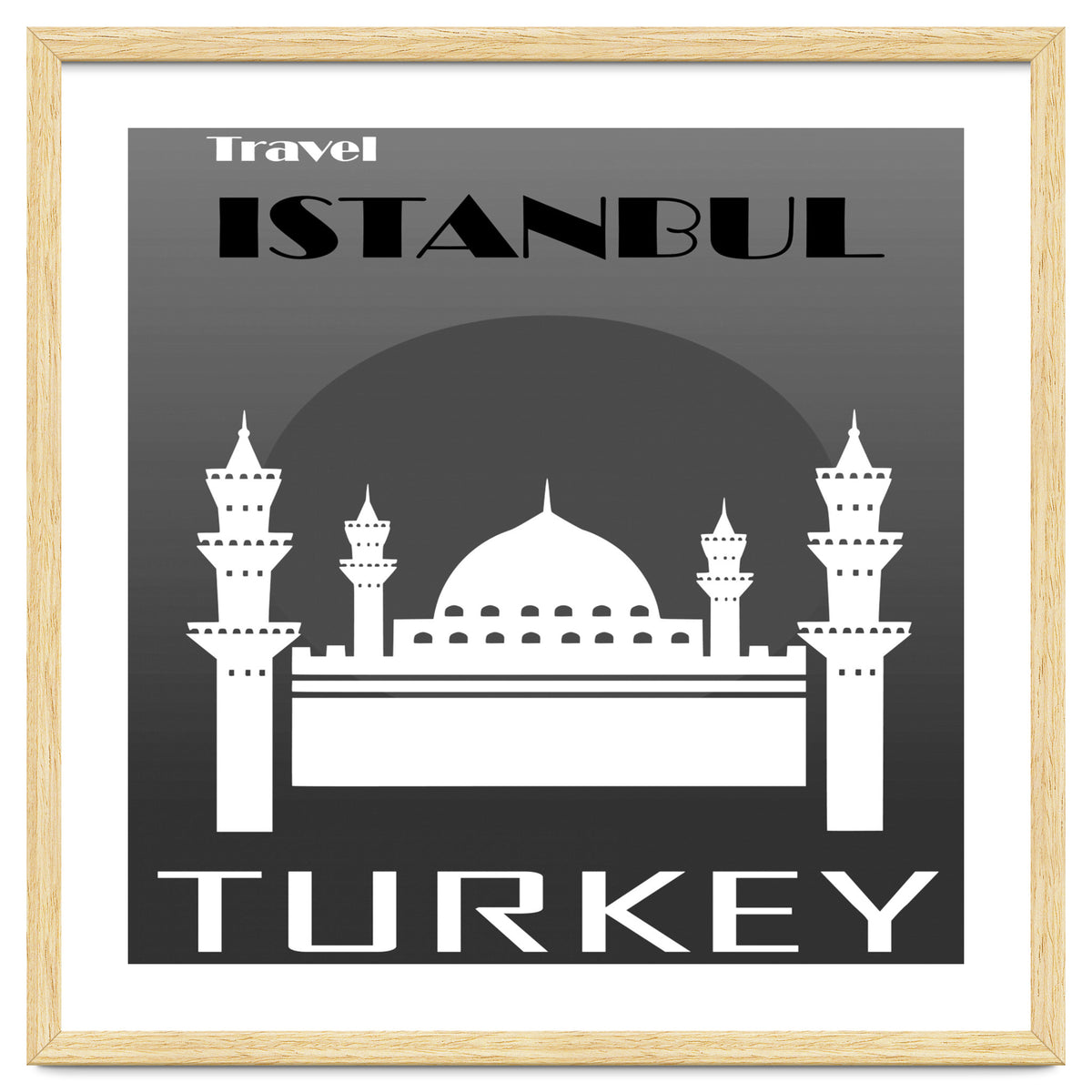 Istanbul Travel Poster