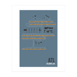 Atlanta Airport Layout (Print Only) thumbnail