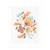 Protea Floral | Peach (Print Only) thumbnail