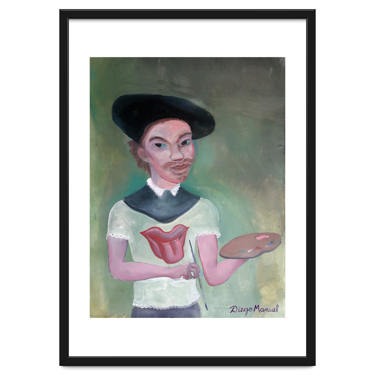 Rembrandt Rolling Fan