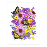 Corn Flowers and Swallowtails (Print Only) thumbnail