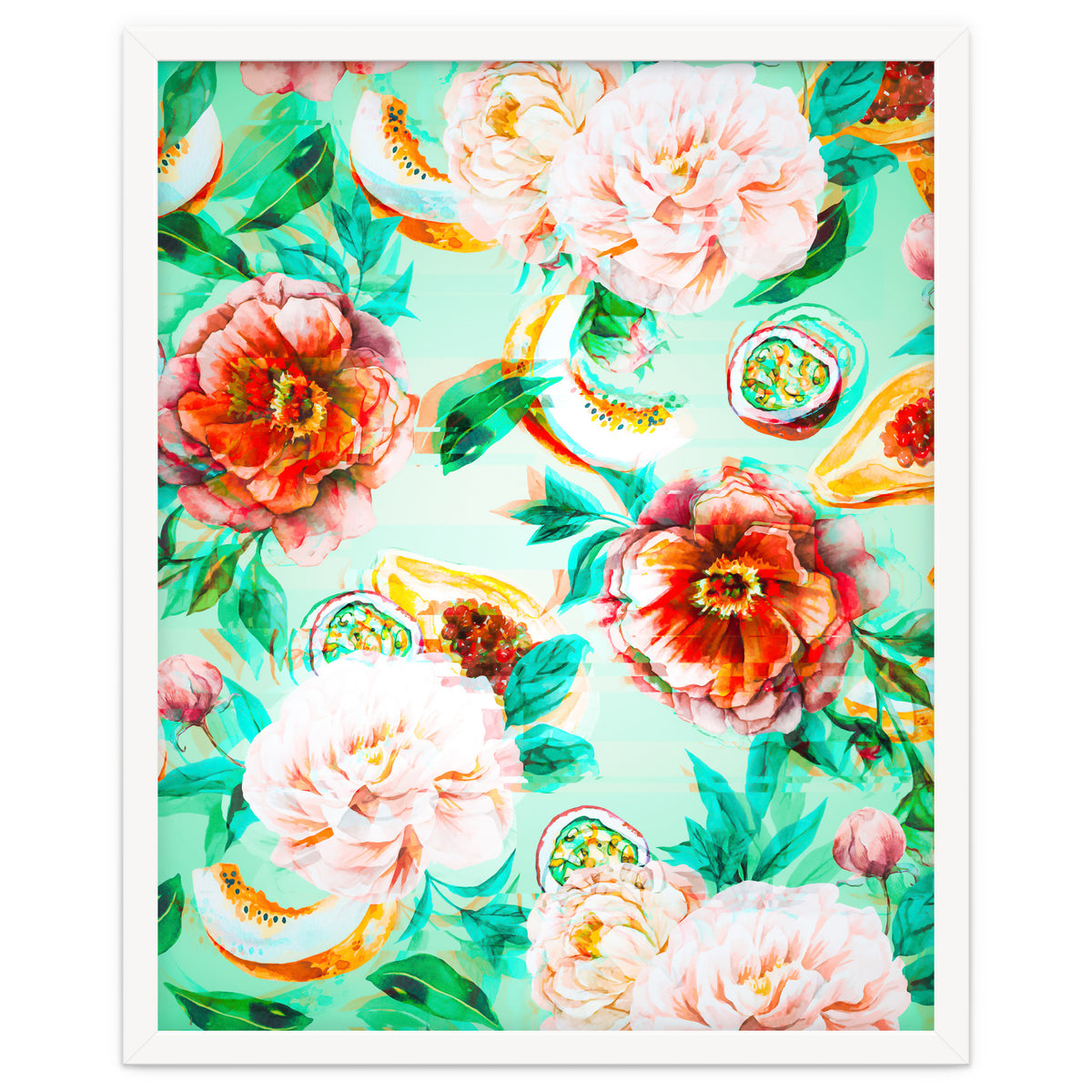 Tropical flowery fruit glitch