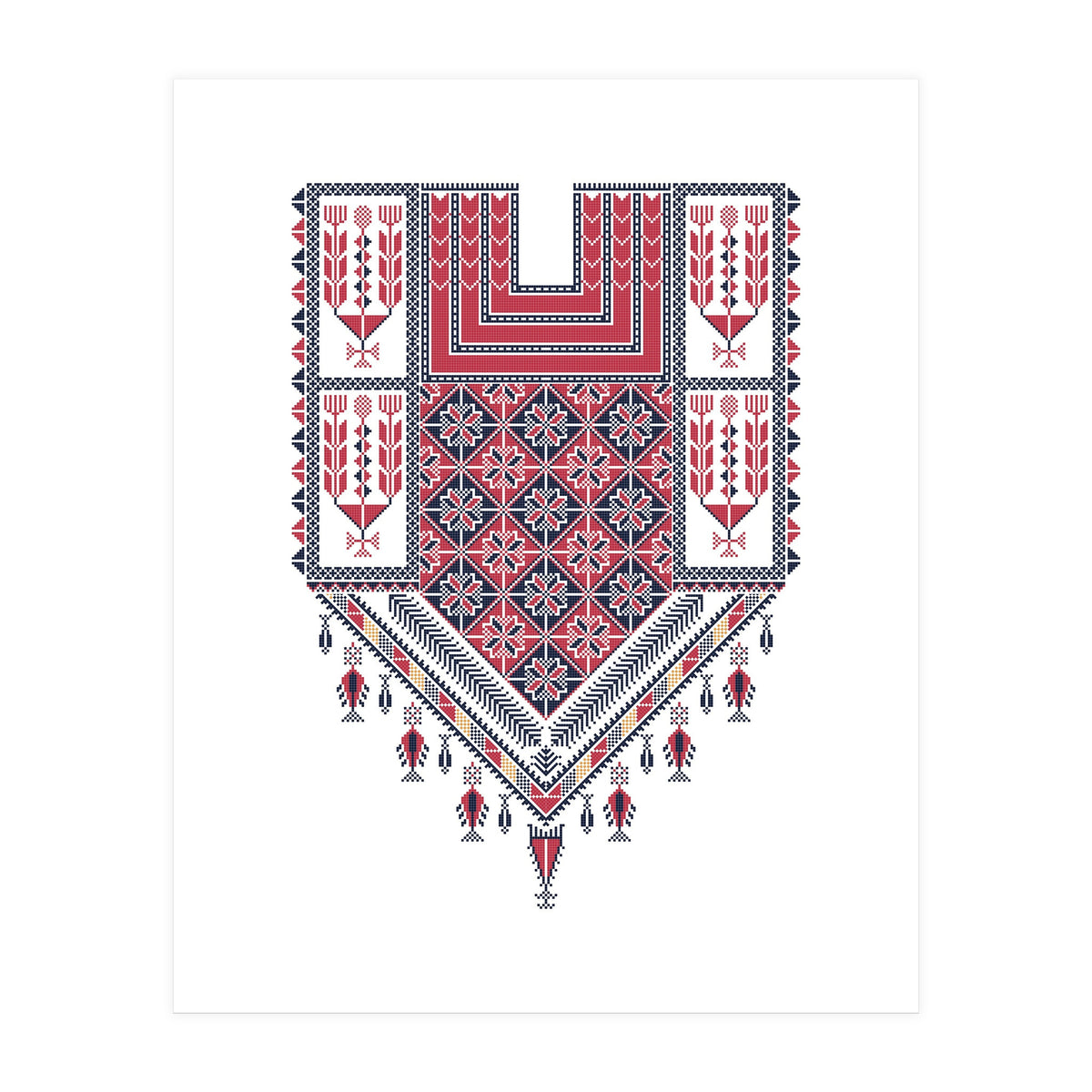 Tatreez Ornament 15 (Print Only)