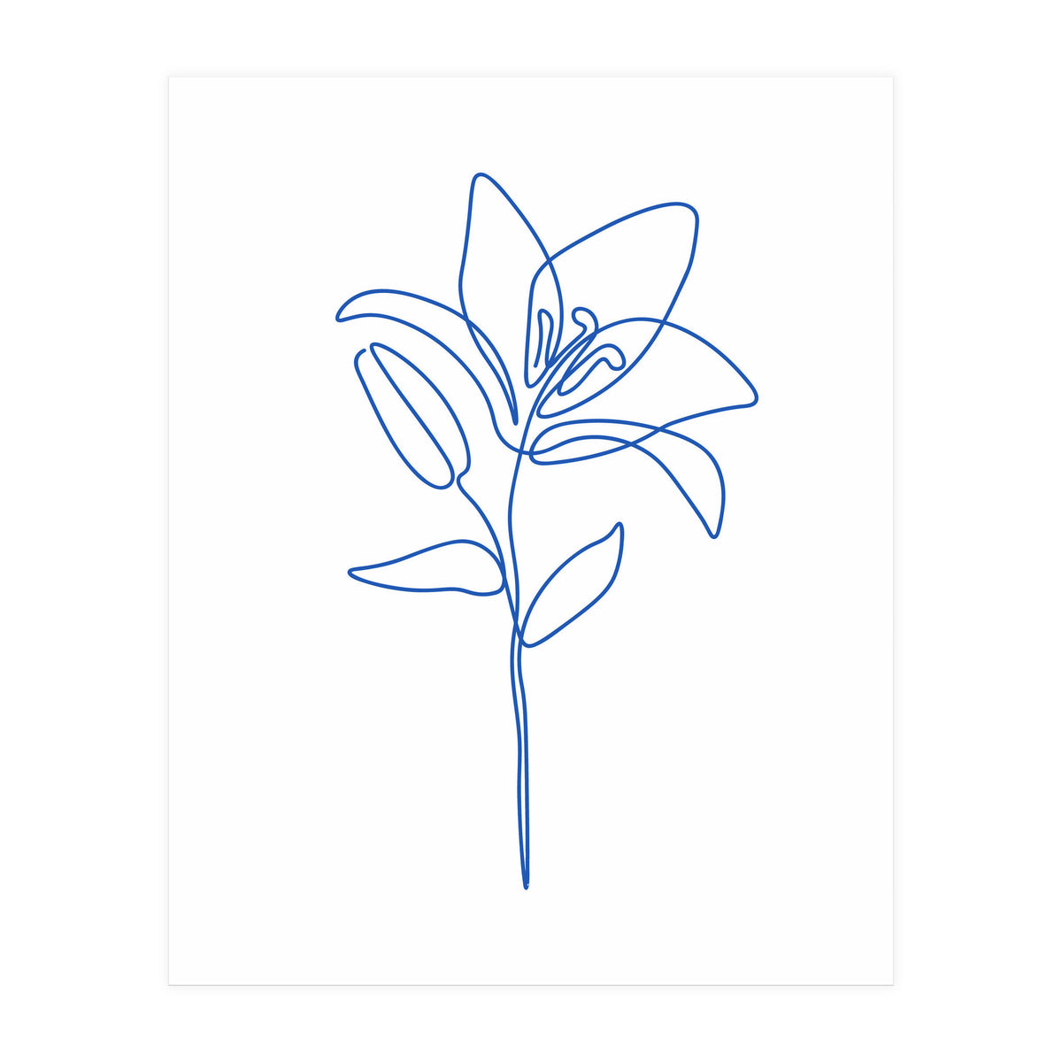 One Line Flower II (Print Only)