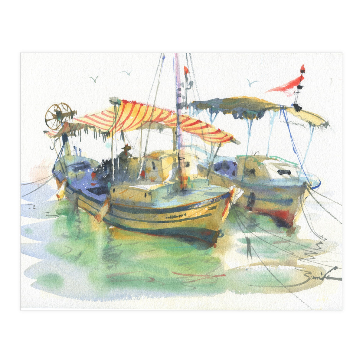 Fishing boat (Print Only)