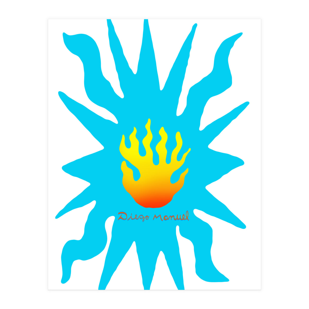 Fuego 43 Copia (Print Only)