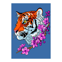 Tiger Flower tattoo (Print Only)