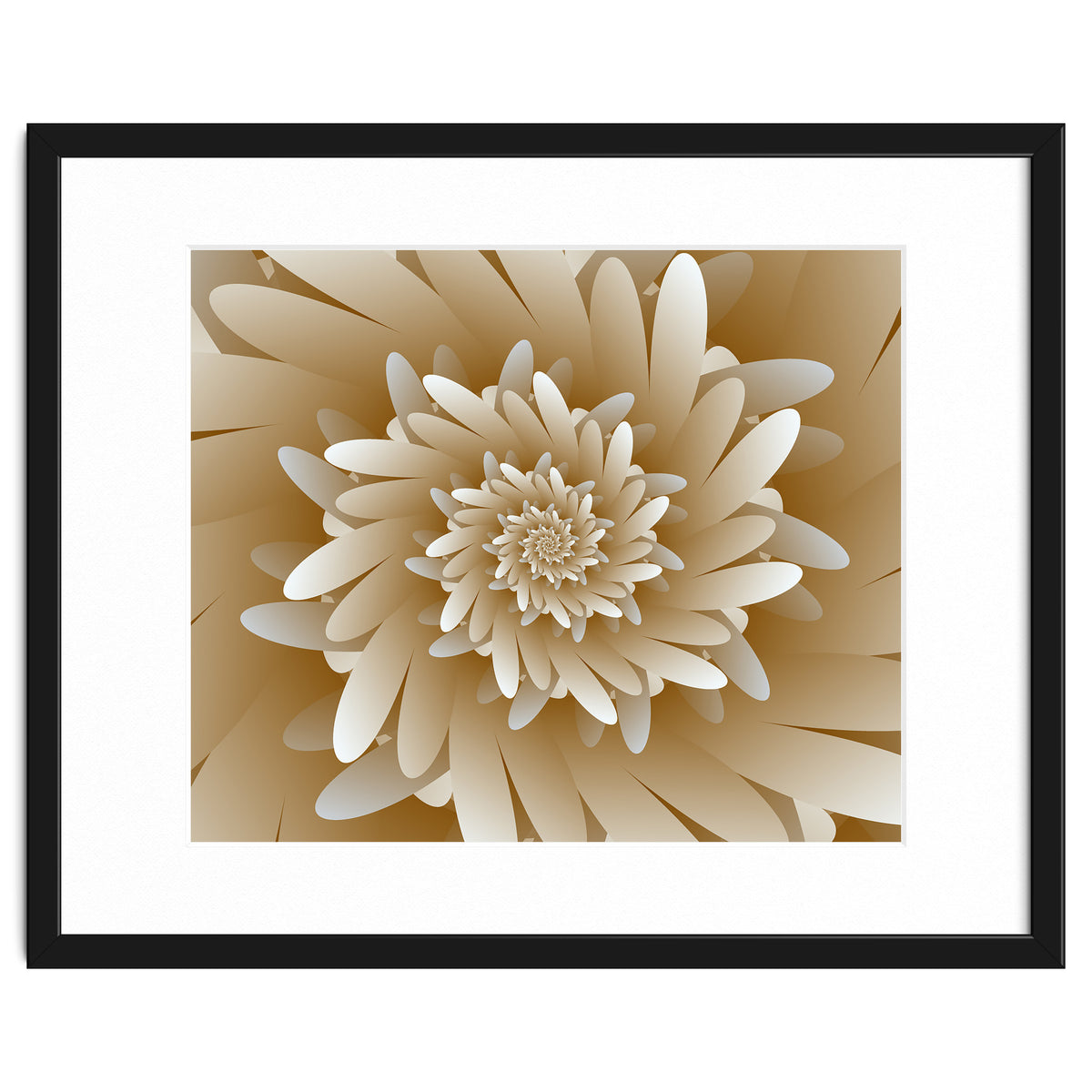 Abstract Digital Floral ART