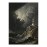 Lighthouse In A Storm (Print Only) thumbnail