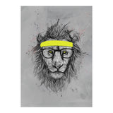 Hipster Lion (Print Only) thumbnail