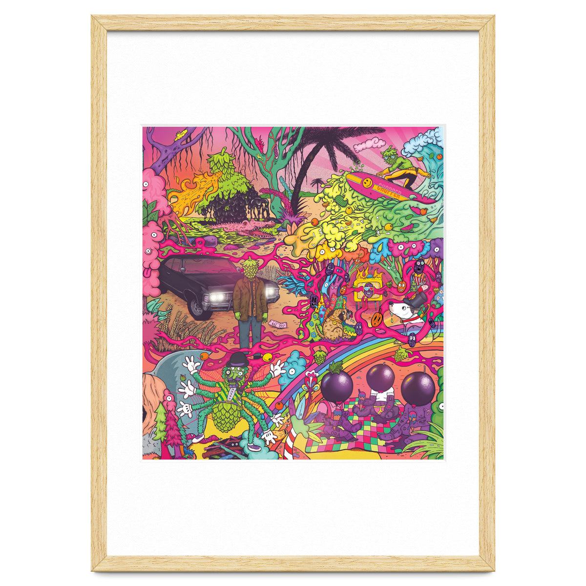 ABBEYDALE BREWERY COLLAB SERIES #2 FULL ILLUSTRATION - THORNBRIDGE, WILDE CHILD, RIDGESIDE, TORRSIDE, BOX SOCIAL, ORA BREWING