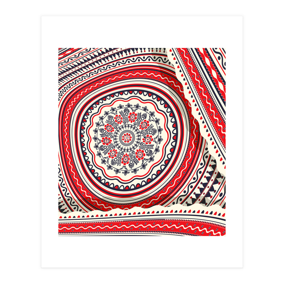 Romanian embroidery background 17 (Print Only)