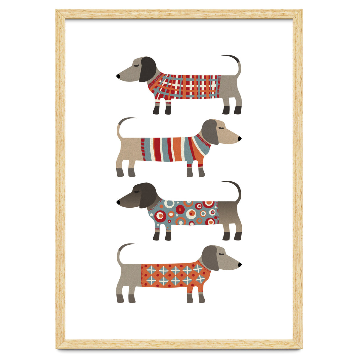 Sausage Dogs In Sweaters