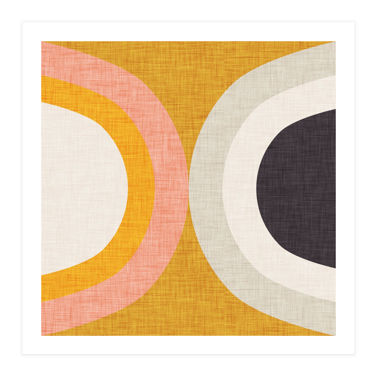 New Mid Mod Yellow  (Print Only)