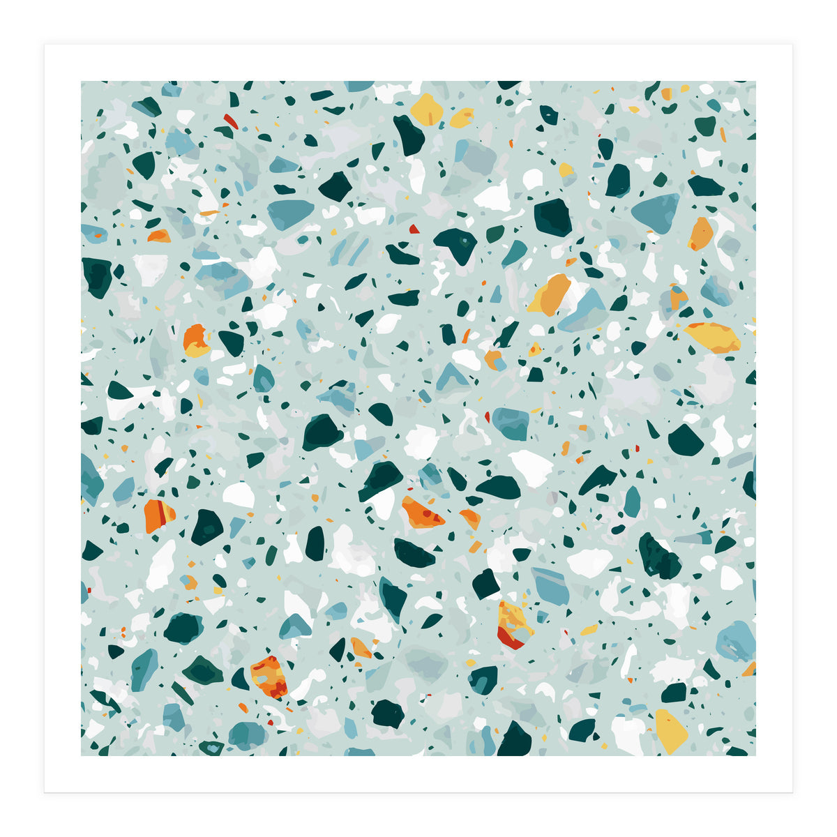 Mint Terrazzo (Print Only)