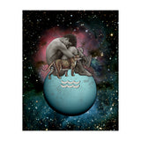Aquarius  Zodiac Sign (Print Only) thumbnail