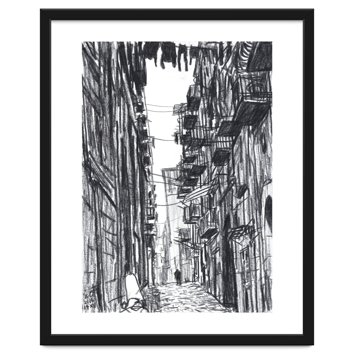 Napoli's Narrow Street