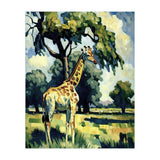 Giraffe Impressionist Painting (Print Only) thumbnail