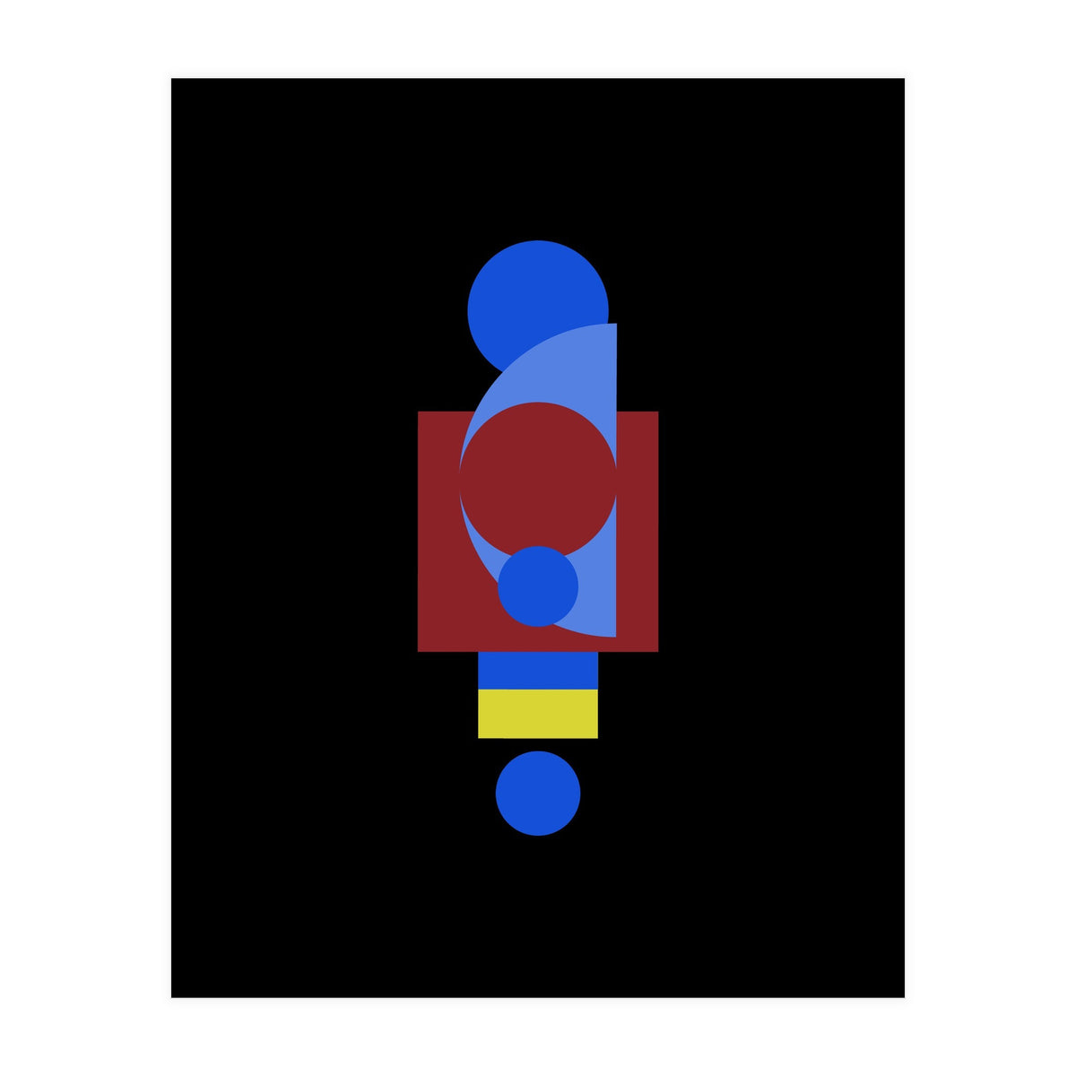 Man | abstract modern (Print Only)