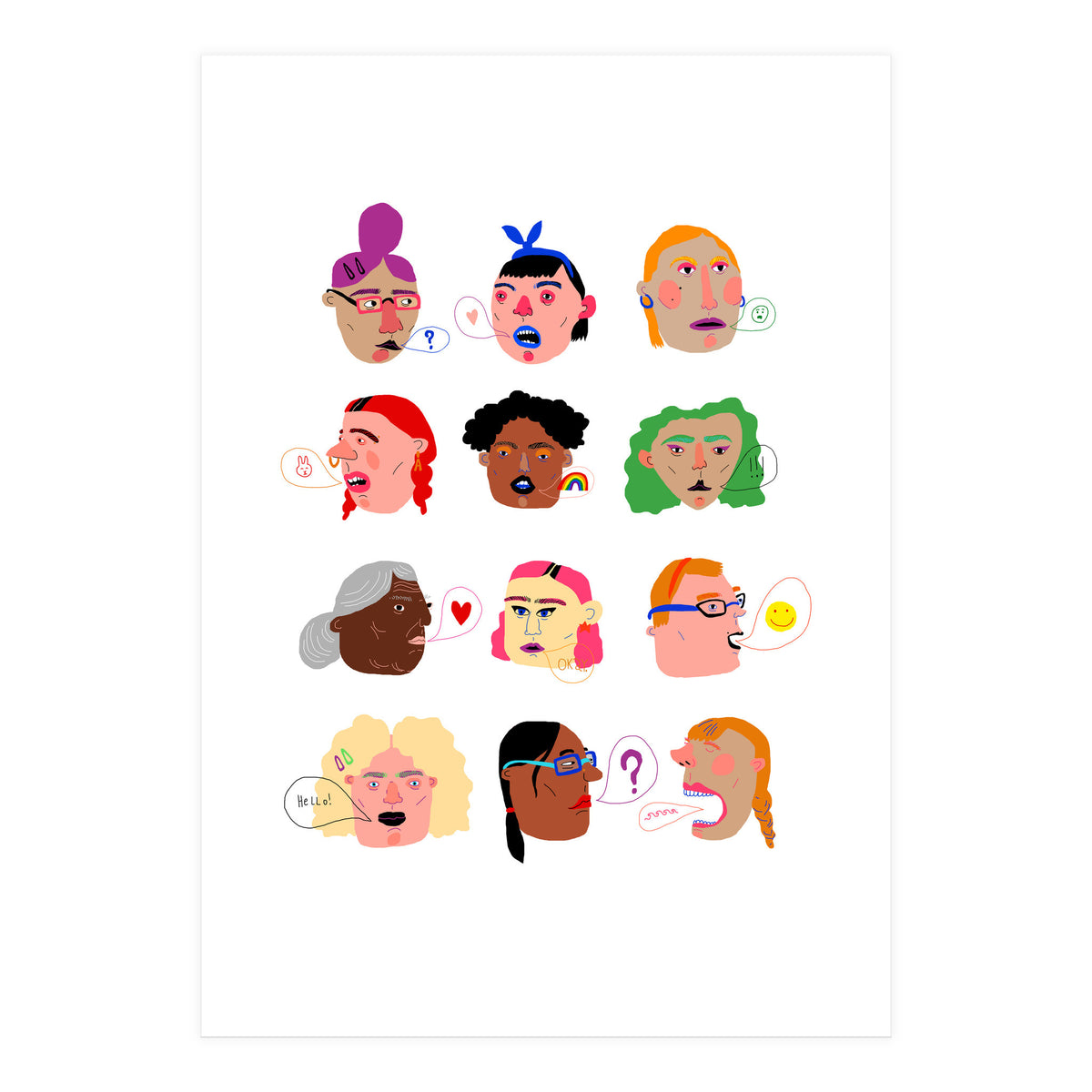 Girls Talk (Print Only)