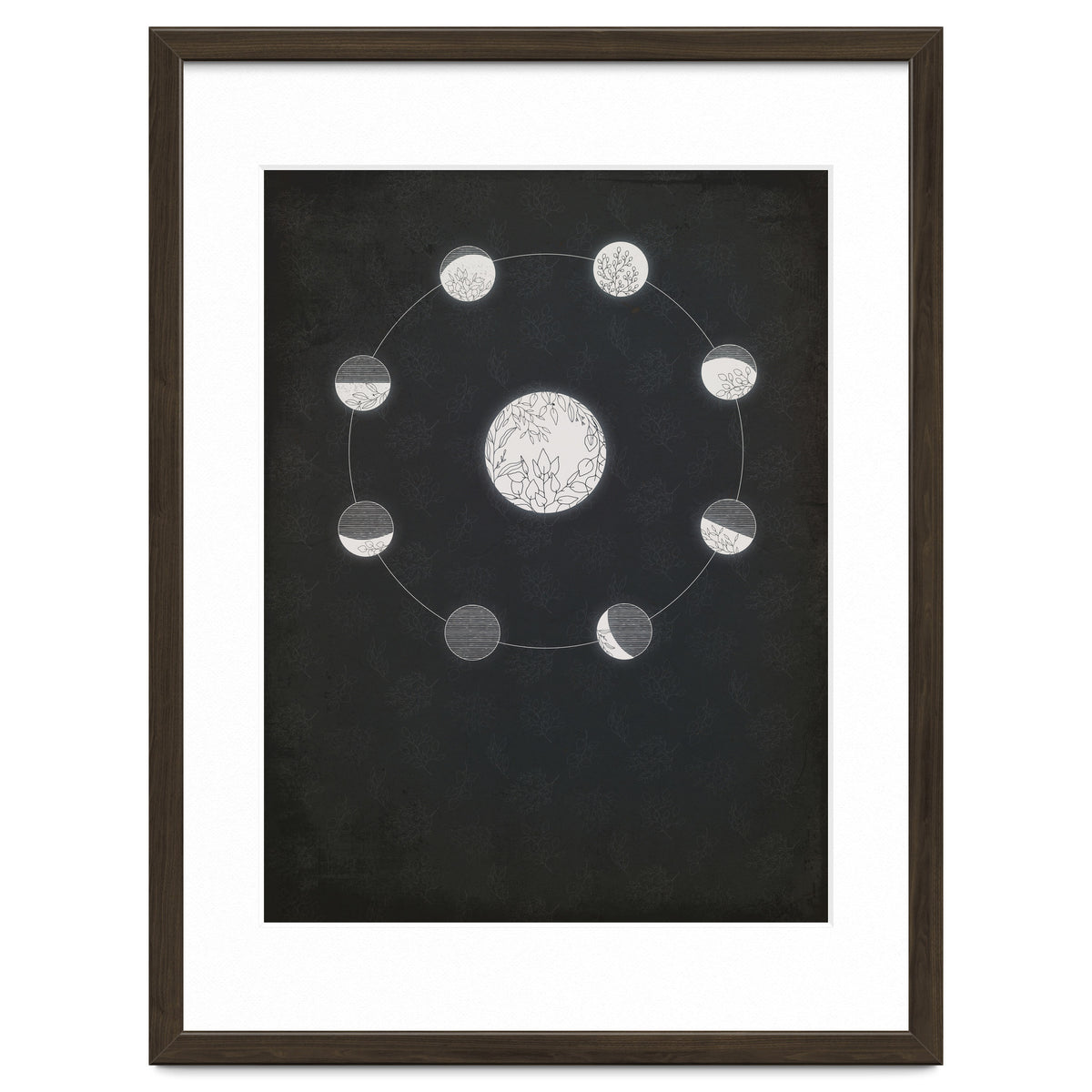 Floral moon phases