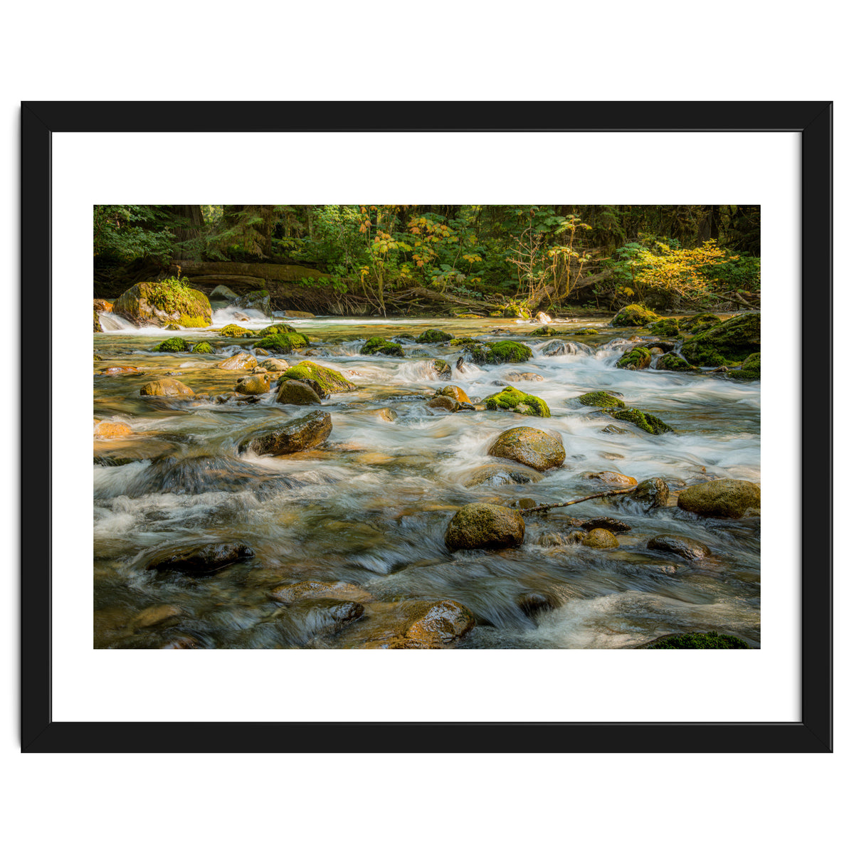 Water Flowing over Rocks