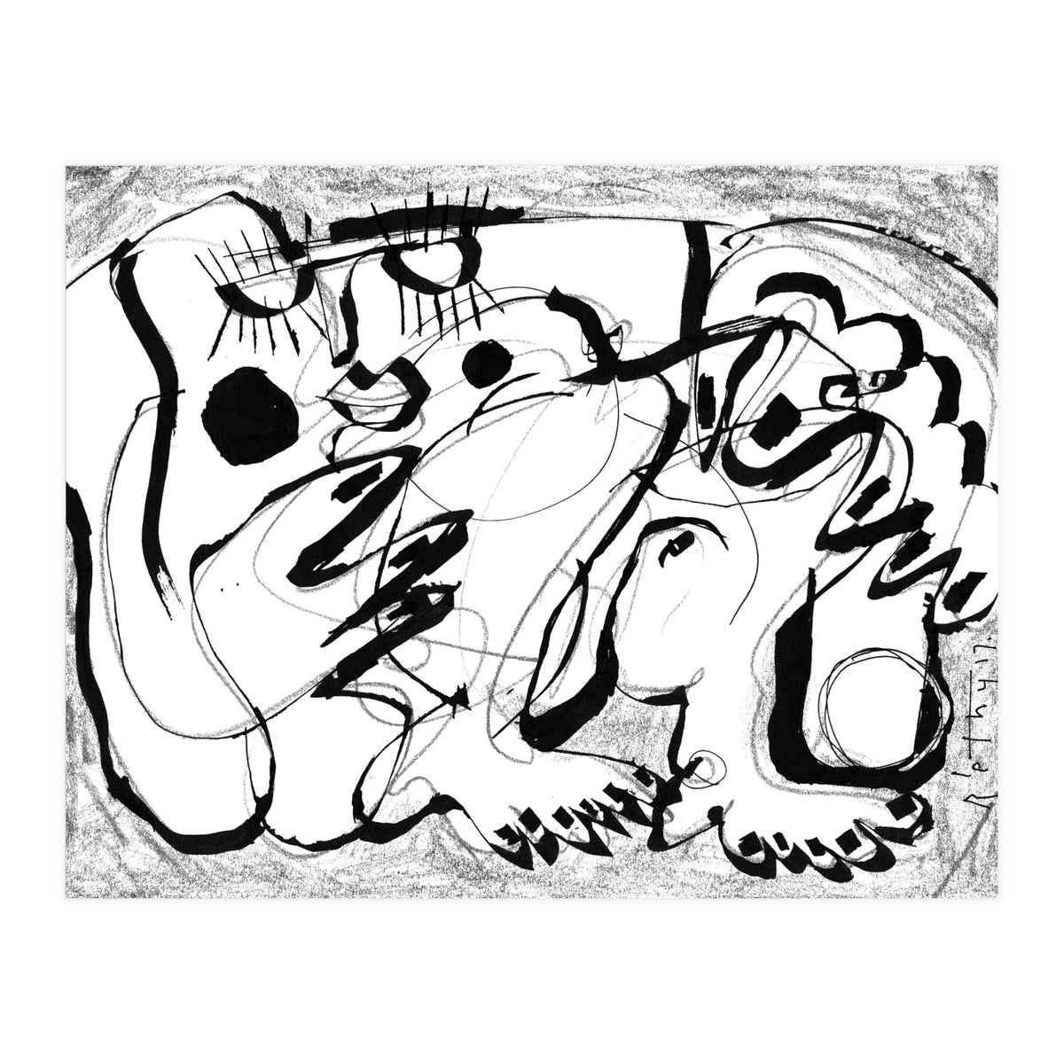 Female Nude no. 02 - b&w (Print Only)