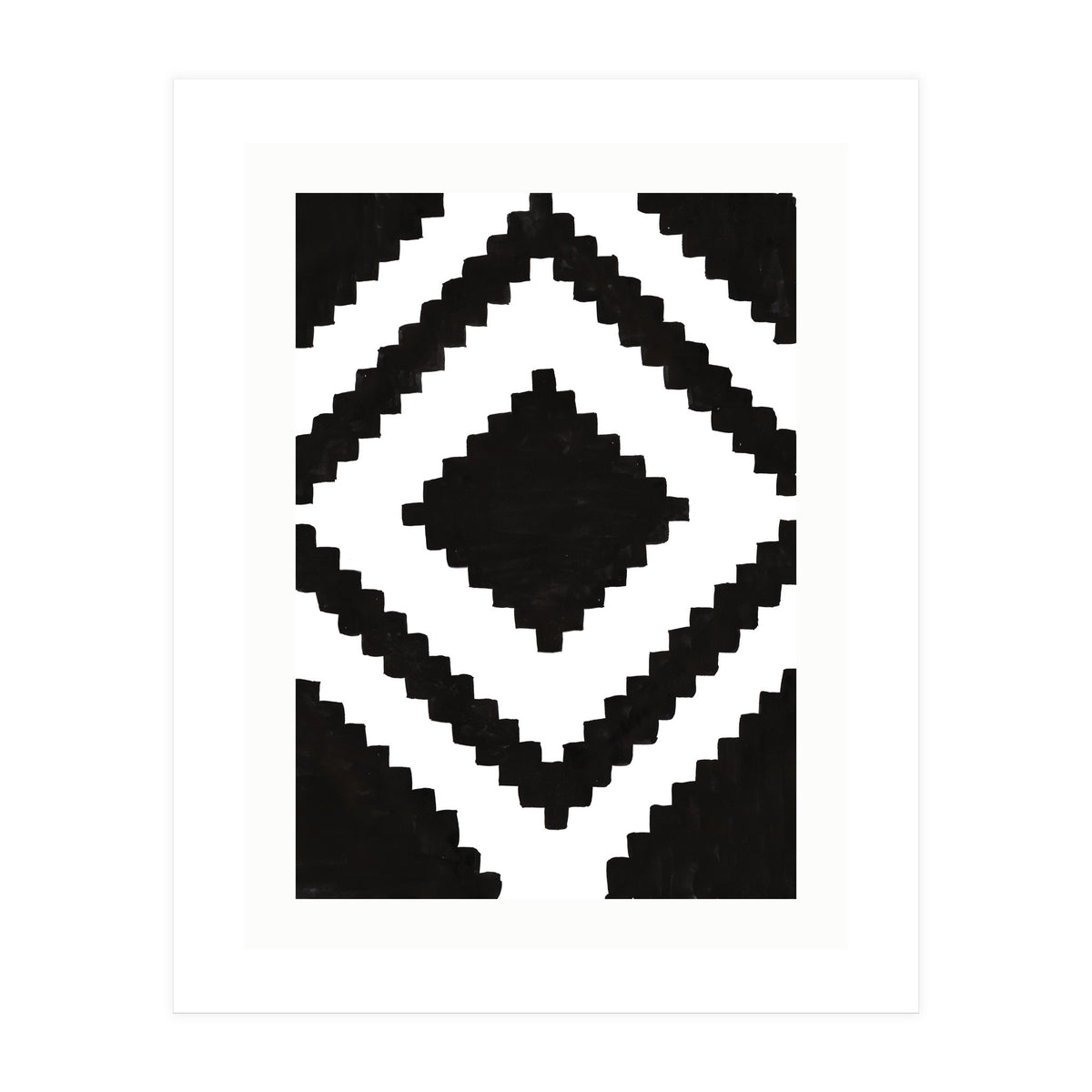 Patterns Aztec Black (Print Only)