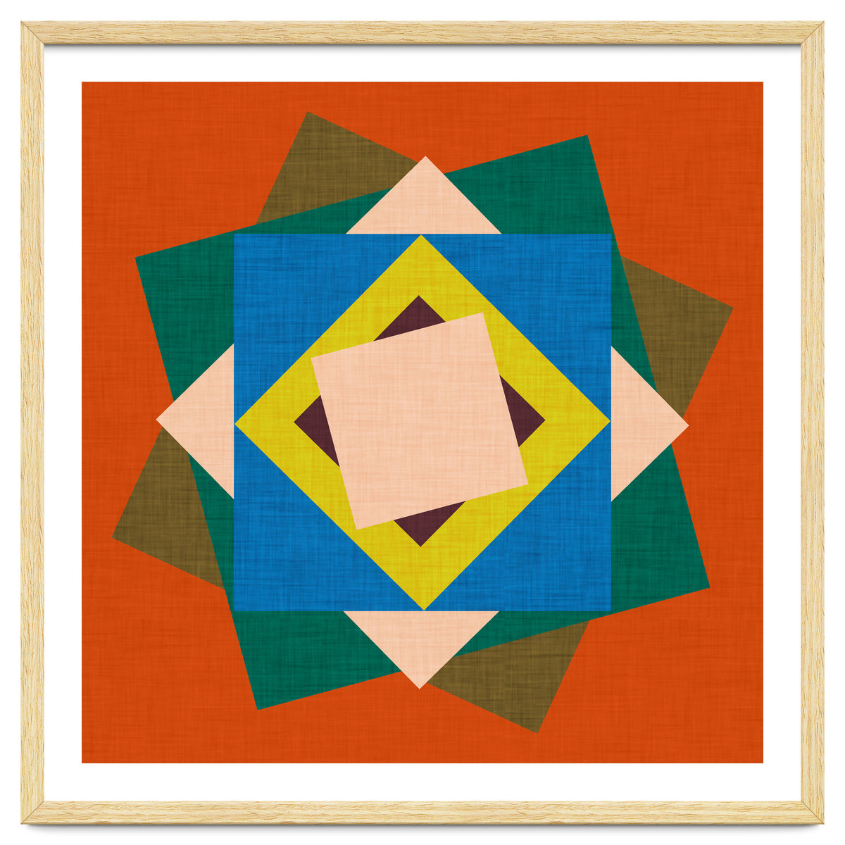 Kilim Floral Orange