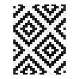 Urban Tribal Pattern No.18 - Aztec - Black and White Concrete (Print Only) thumbnail