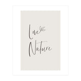 Love nature - minimalist (Print Only) thumbnail