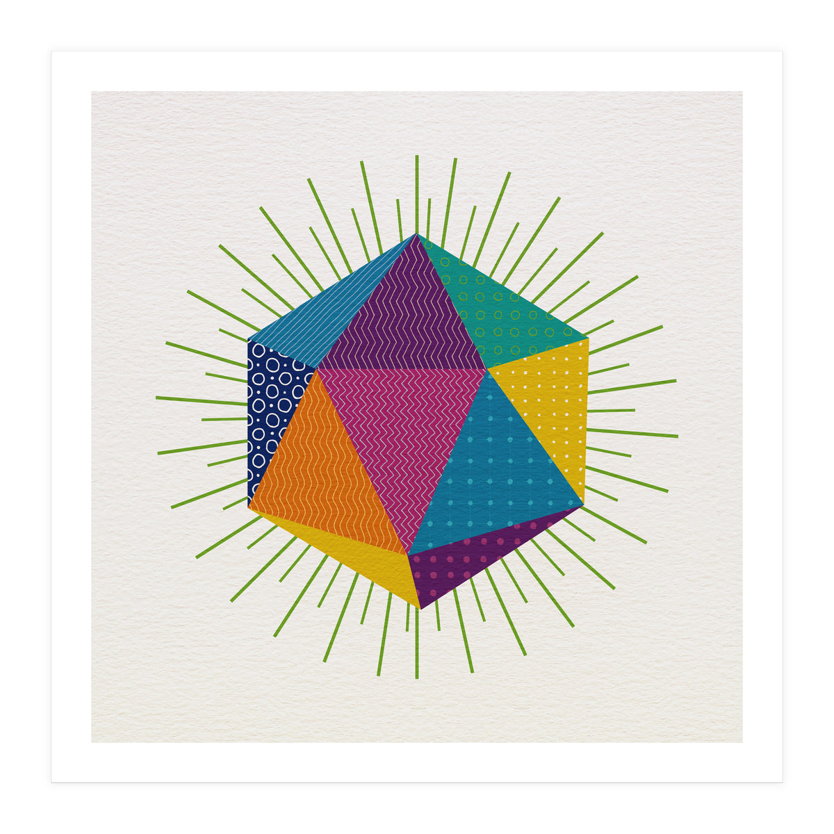 Crystal Starburst  (Print Only)