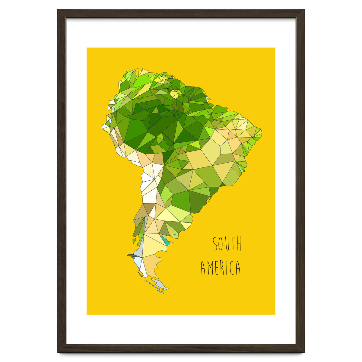 SOUTH AMERICA – Yellow