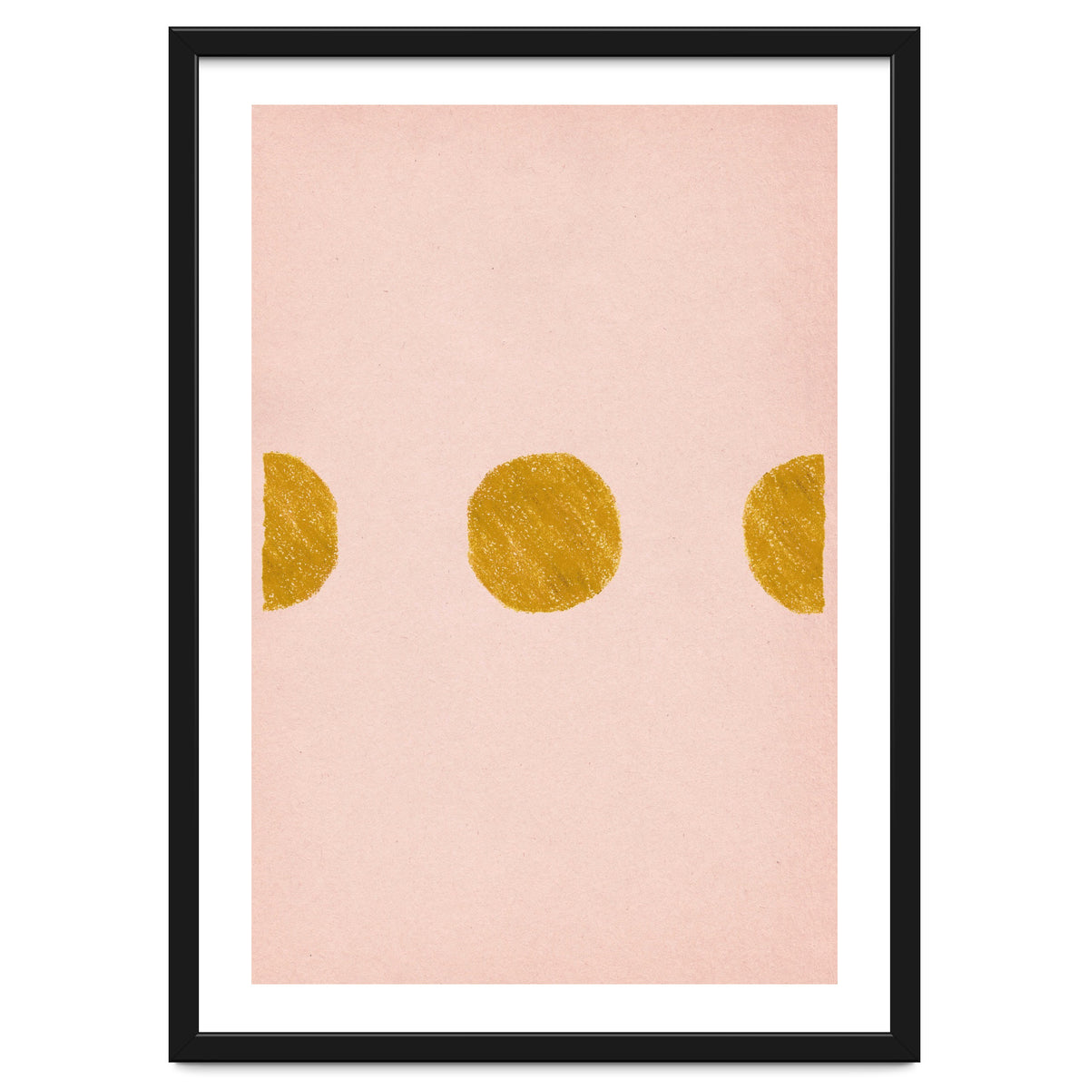 Pink and rust minimalist shapes