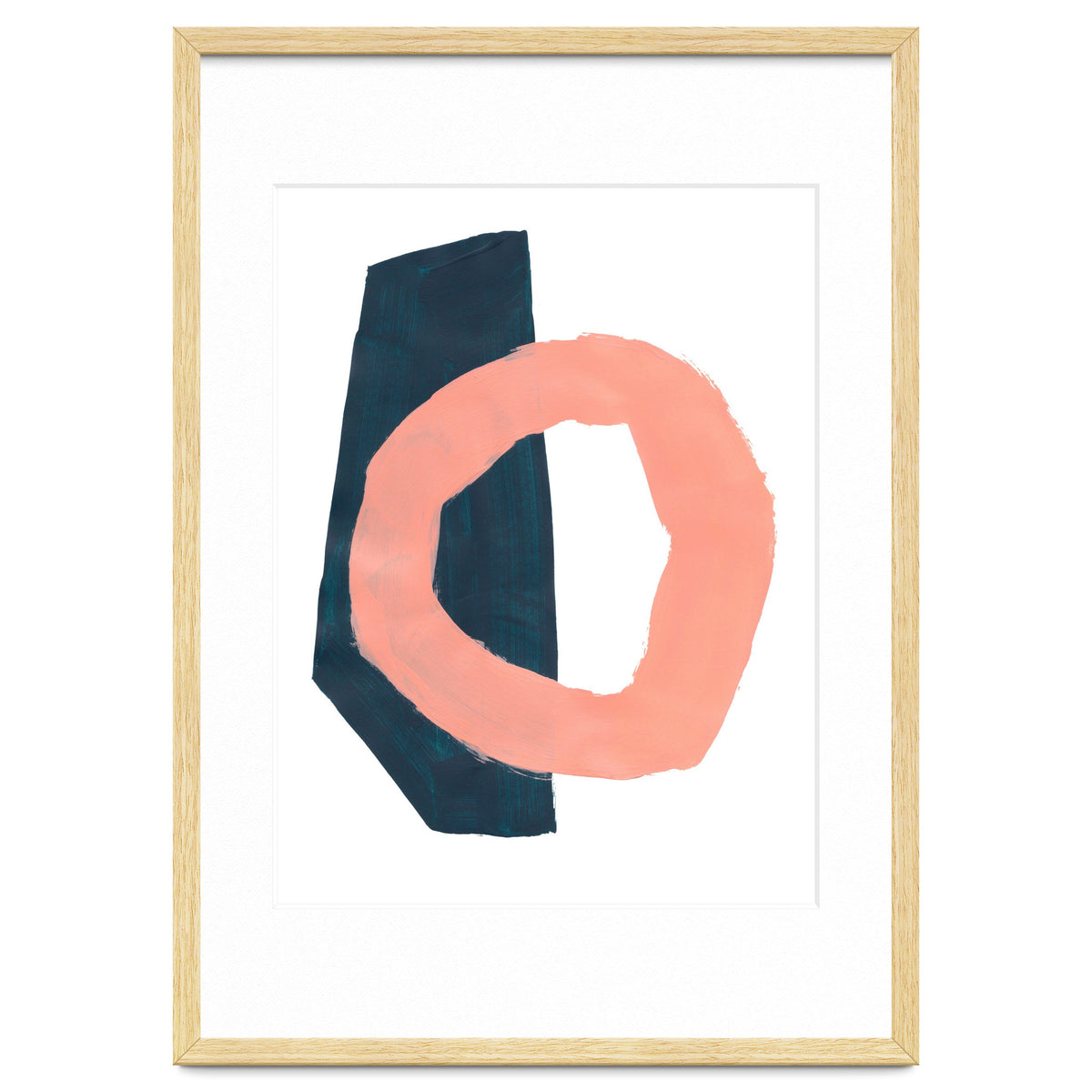 Teal Pillar Salmon Ring