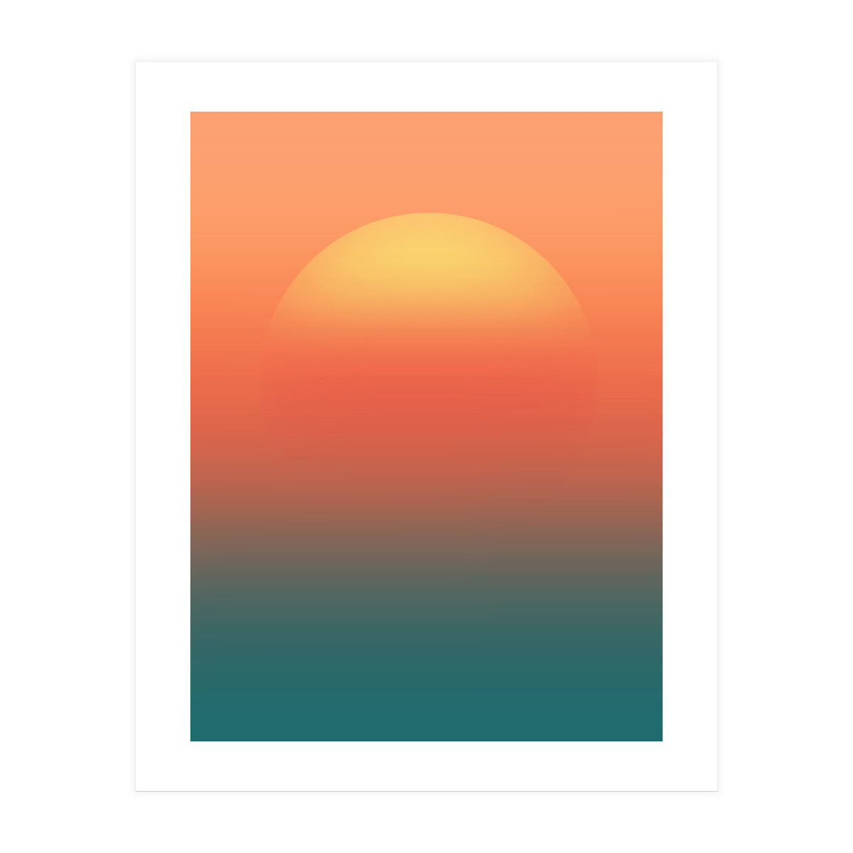 Ocean sunrise (Print Only)