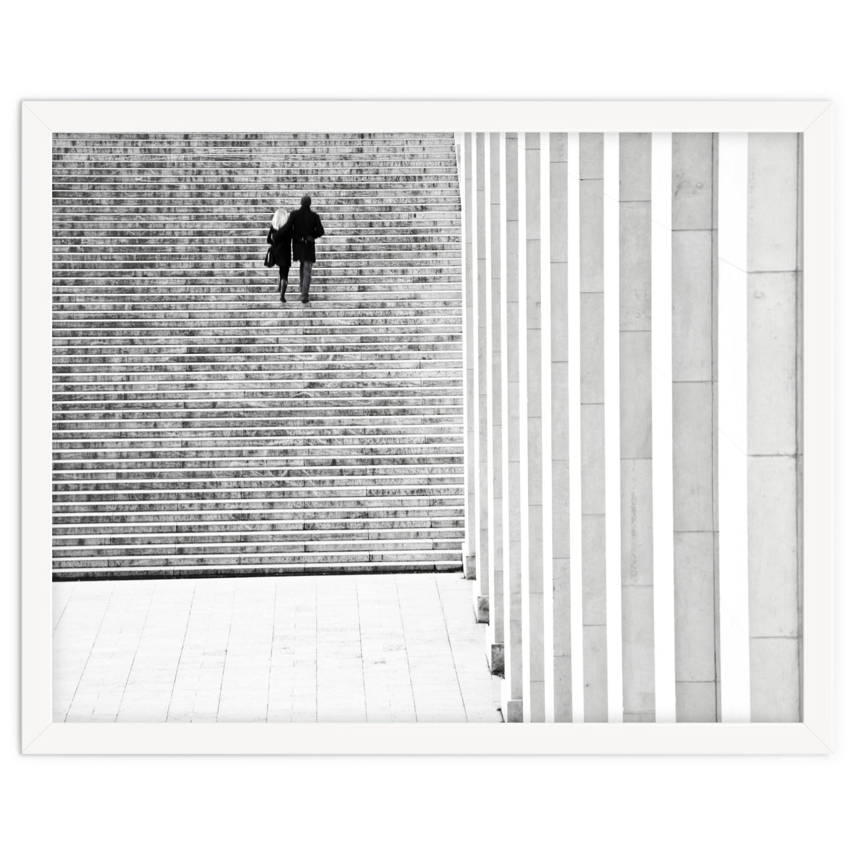 Couple On Stairs, Paris