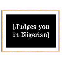 Judges You In Nigerian