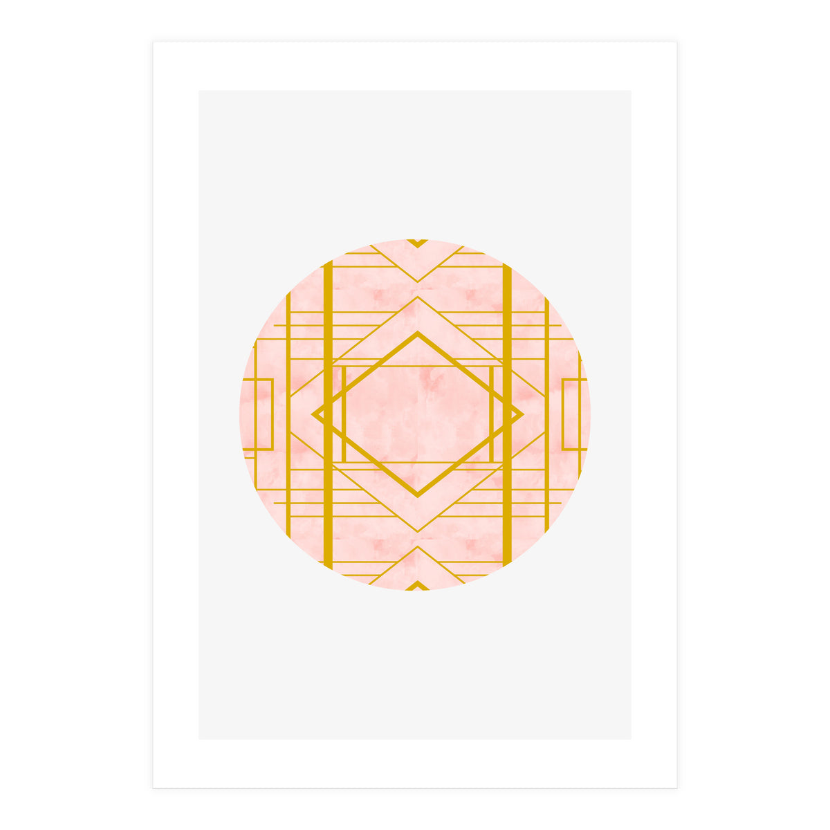 Art Deco Blush (Print Only)
