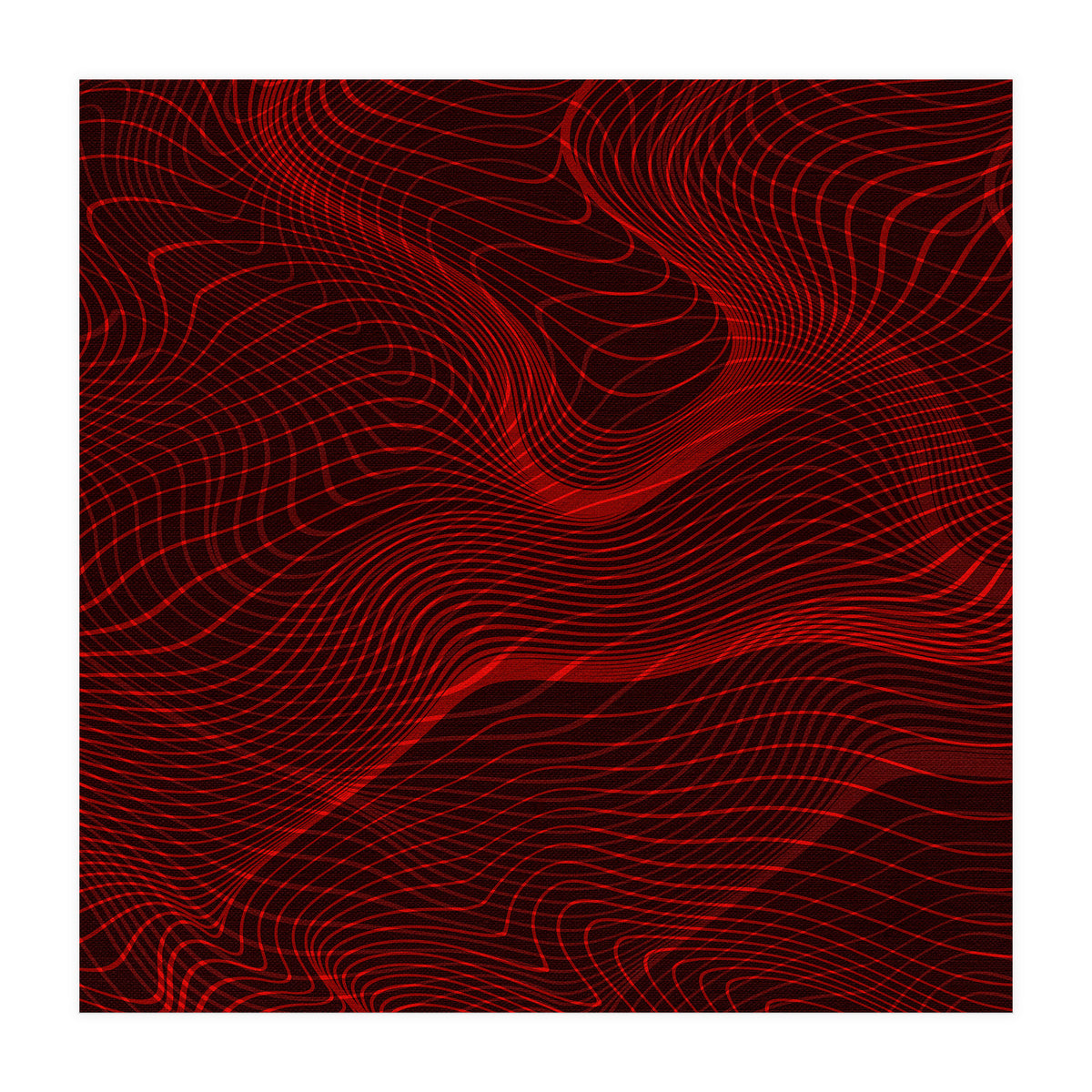 Waves Red (Print Only)