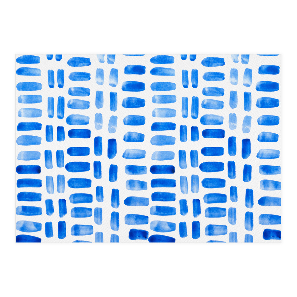 Blue abstract rectangles (Print Only)