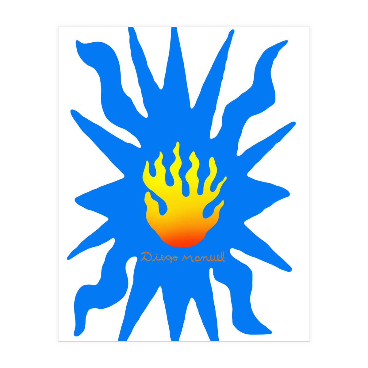 Fuego 42 Copia (Print Only)