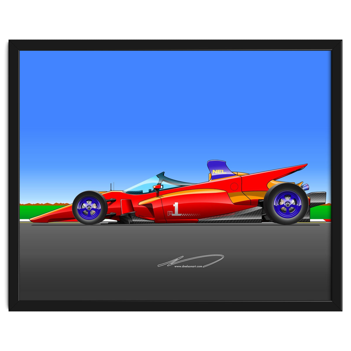 Pole Position Racecar Homage