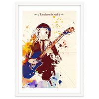 Angus Young pop art poster