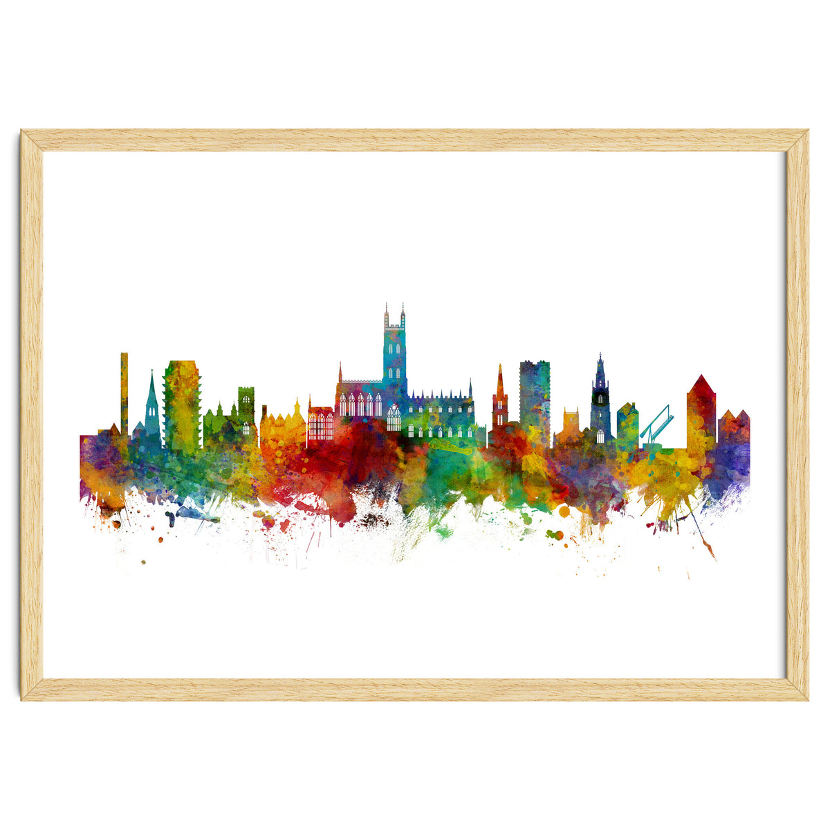 Gloucester England Skyline