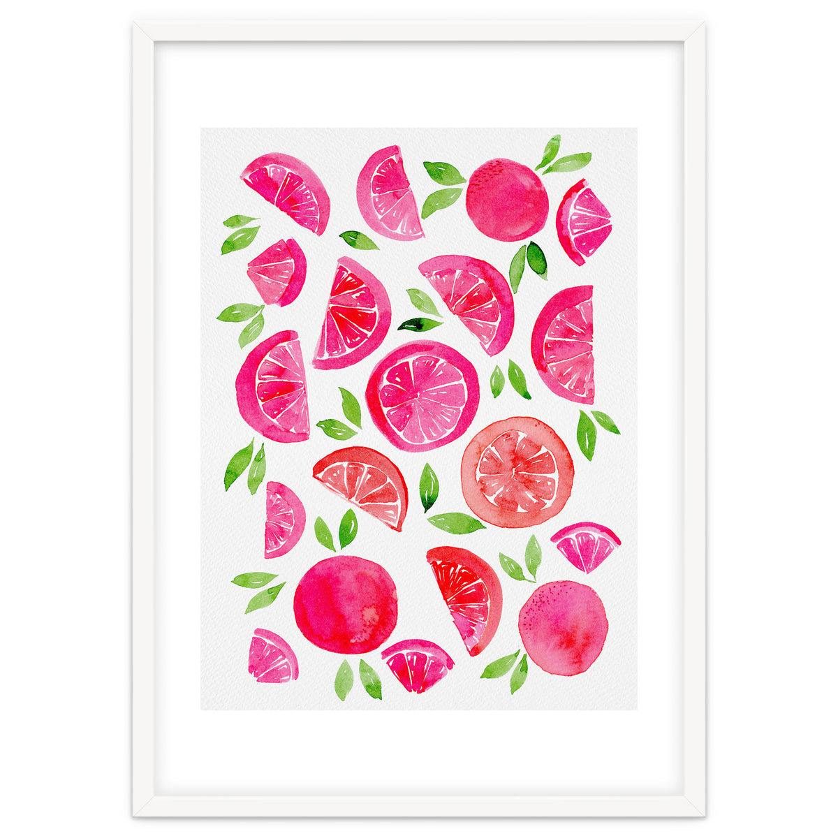 Watercolor Grapefruit