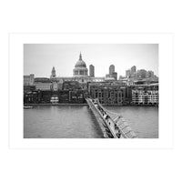 London St Pauls And Millennium Bridge  (Print Only)