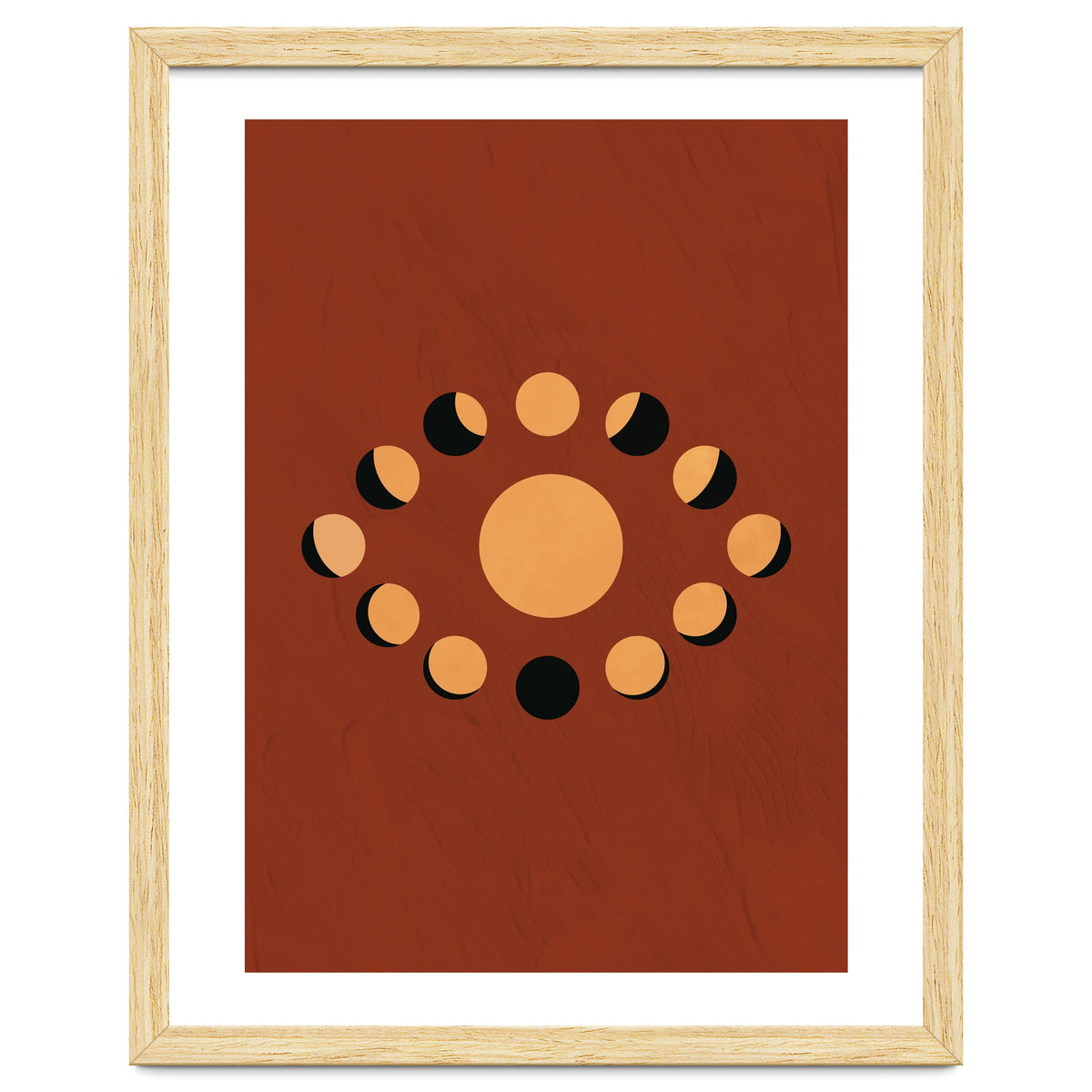 Lunar Eclipse Moon Illustration